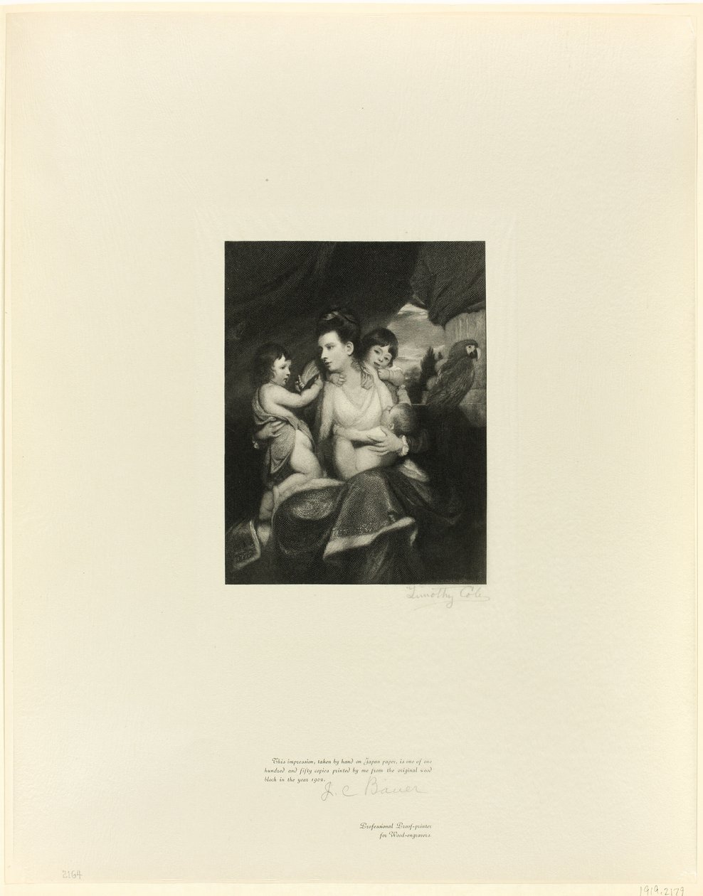 Lady Cockburn und Familie, aus Old English Masters von Timothy Cole