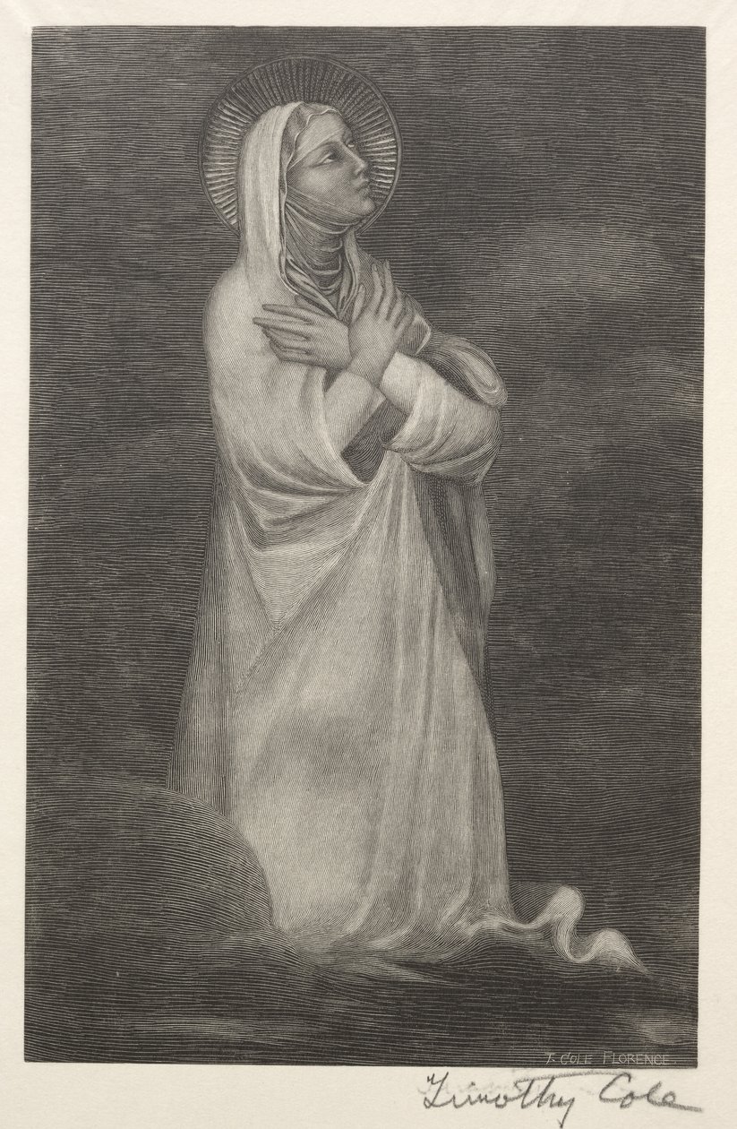 Alte italienische Meister: Figur der Jungfrau, 1888-1892 von Timothy Cole