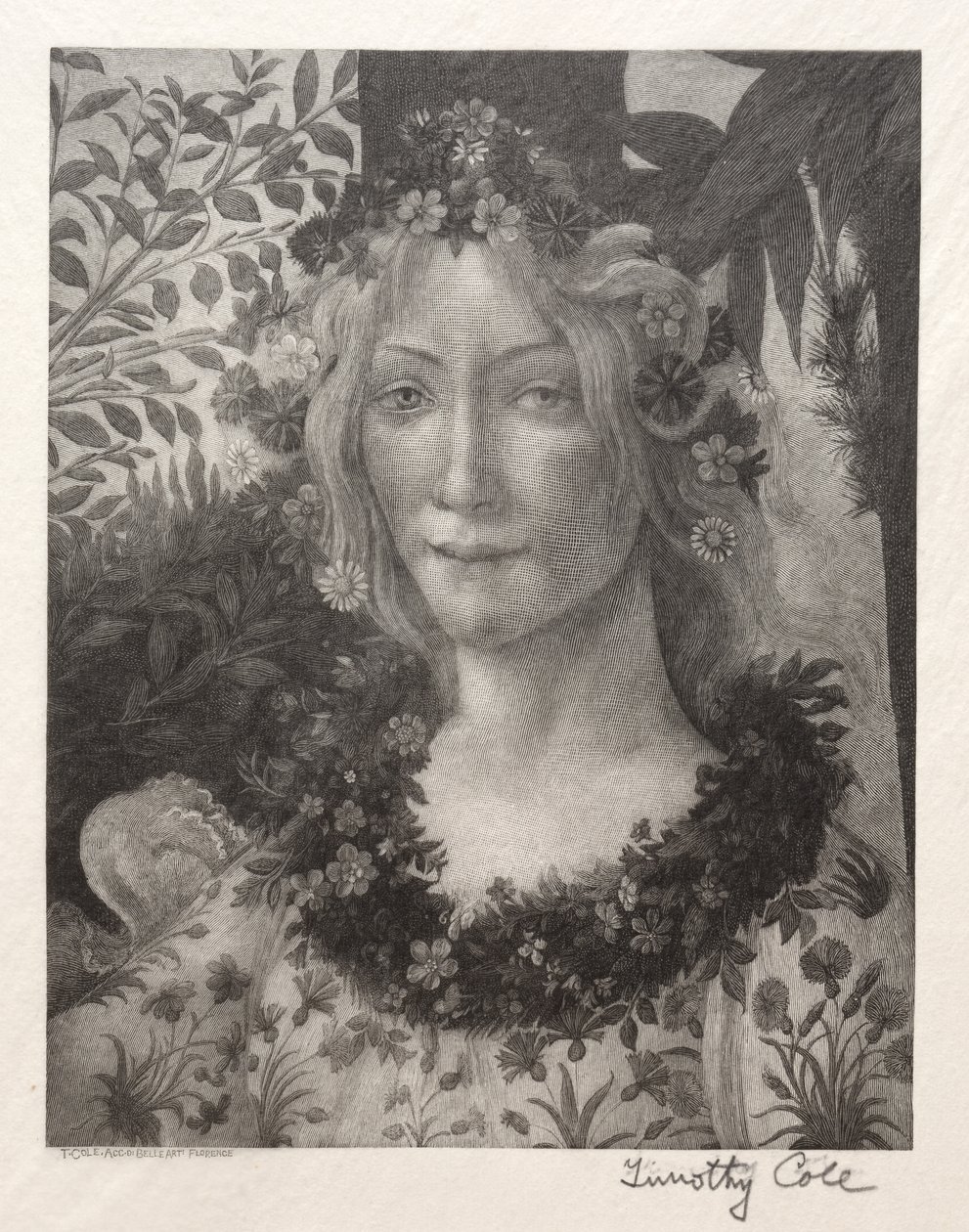 Alte italienische Meister: Kopf von Flora von Timothy Cole
