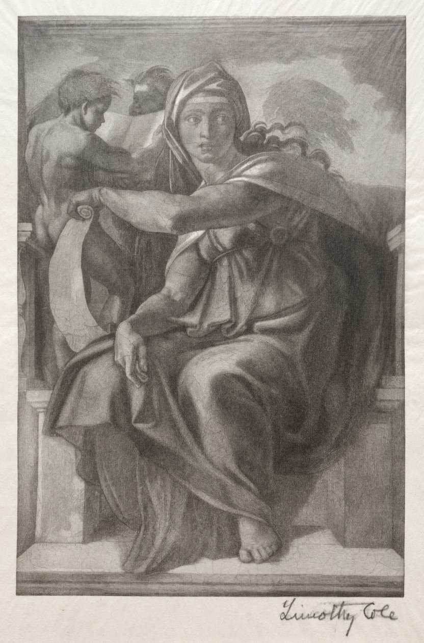 Alte italienische Meister: Die delphische Sibylle, 1890 von Timothy Cole
