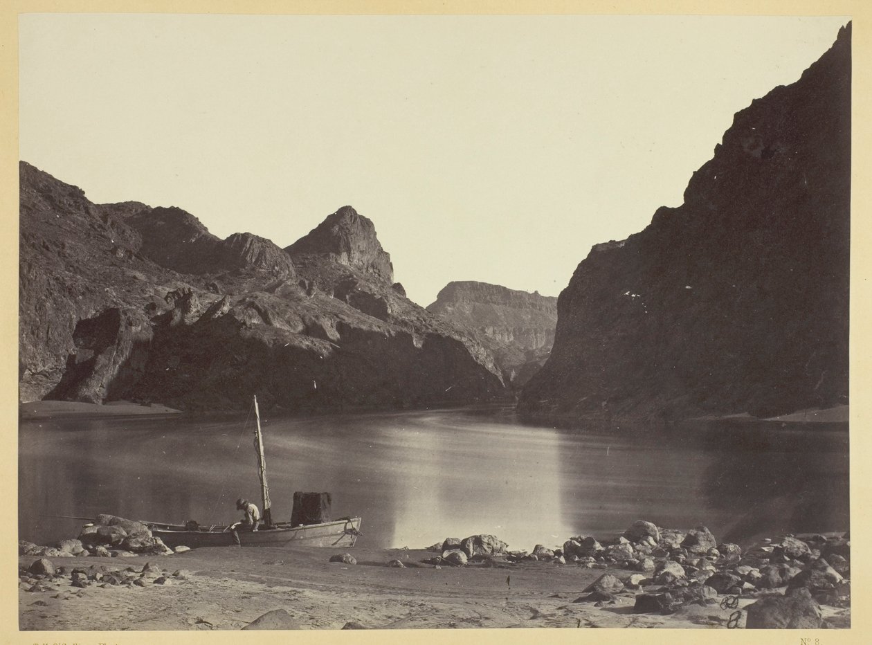 Black Canyon, Colorado River, von Camp 8, Blick nach oben von Timothy O