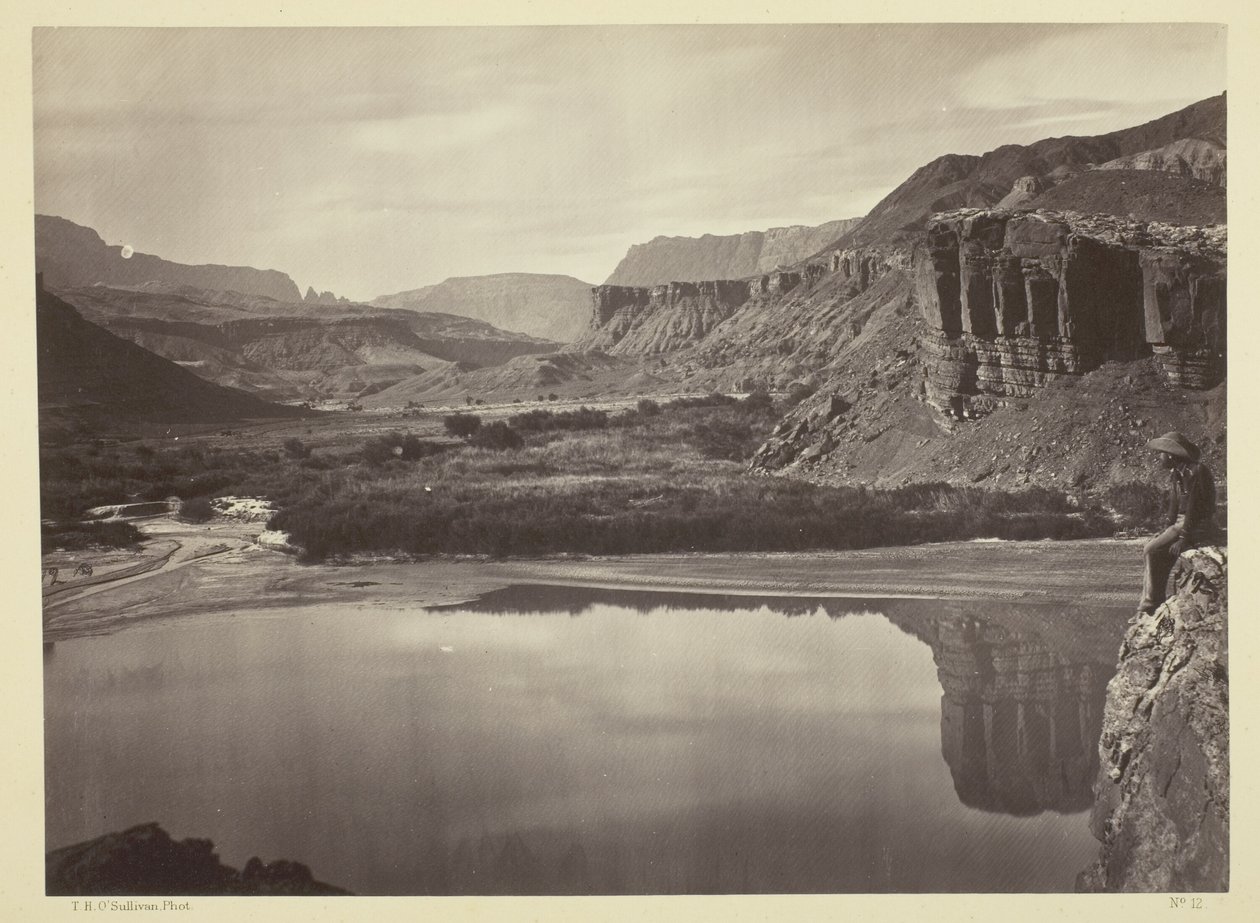 Blick über den Colorado River zum Mund des Paria Creek von Timothy O