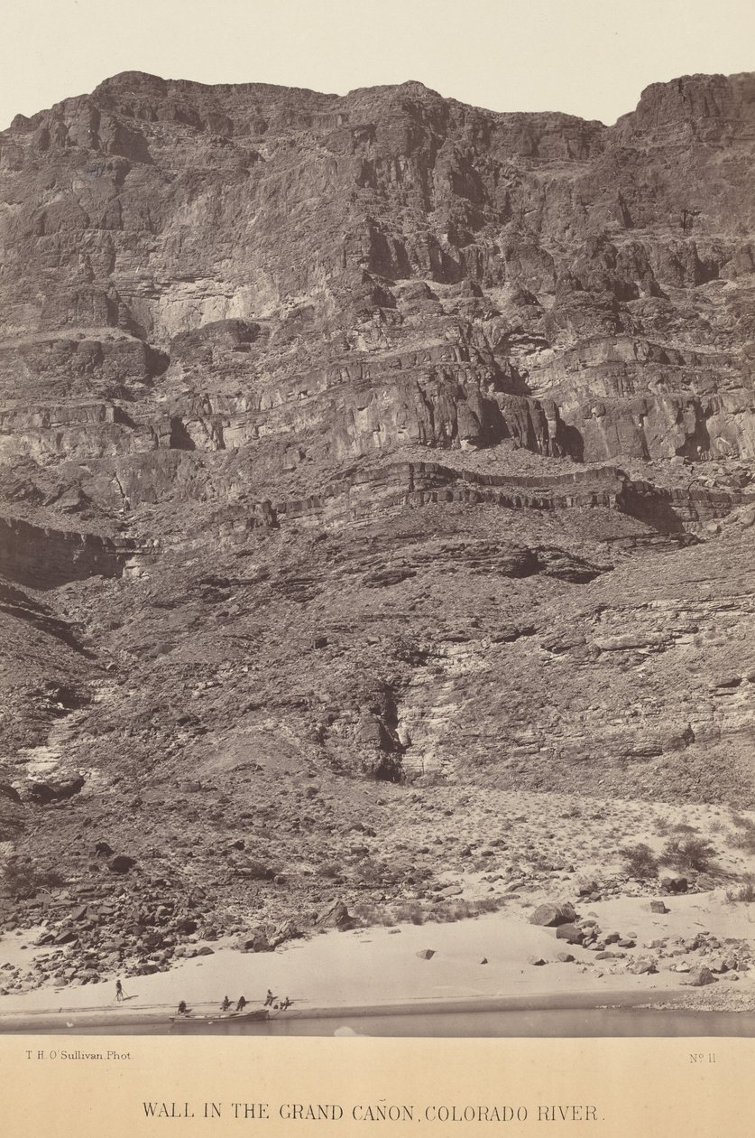 Wand im Grand Canyon, Colorado River, 1871 von Timothy O