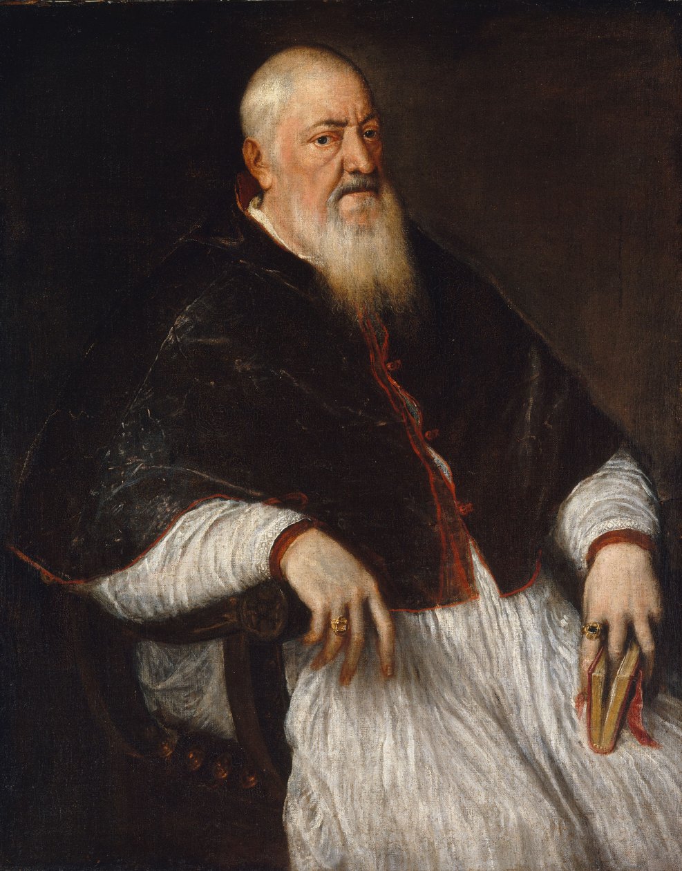 Filippo Archinto, Erzbischof von Mailand, ca. 1555 von Tiziano Vecelli