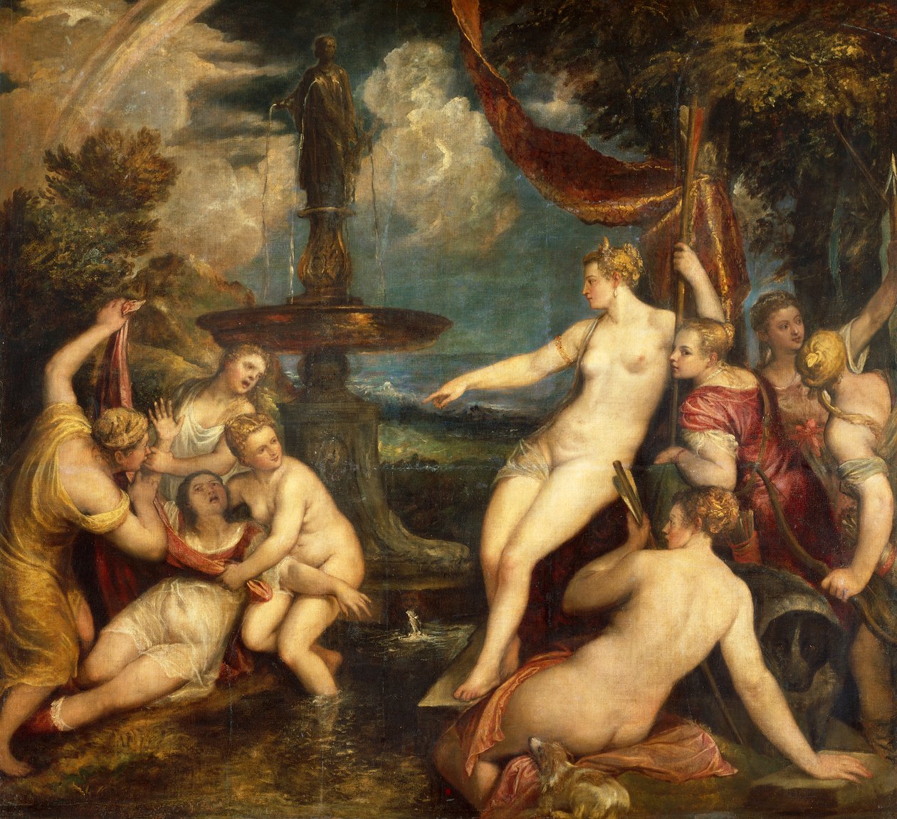 Diana und Kallisto von Titian (c.1488 1576)