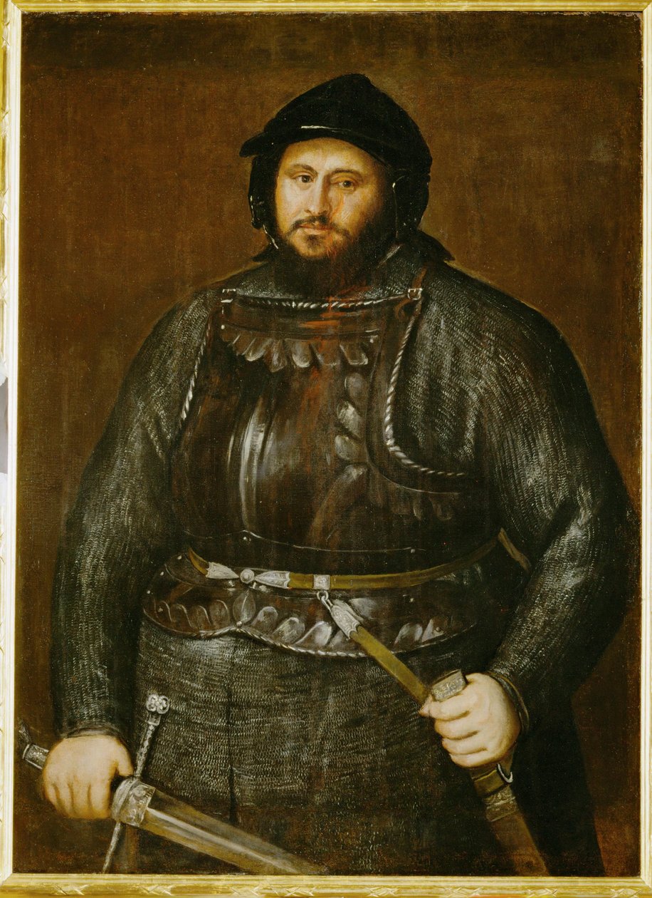 Johann Friedrich, Kurfürst von Sachsen in Rüstung von Titian (c.1488 1576)