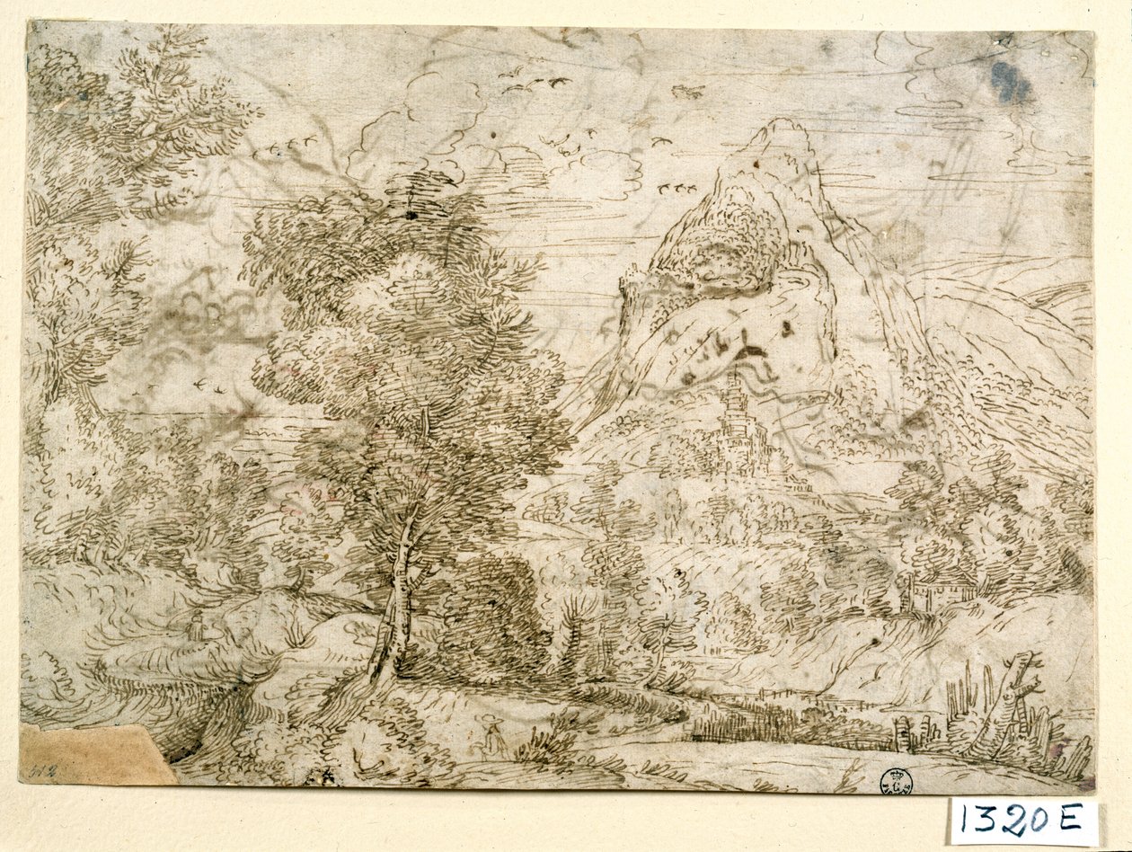 Landschaft mit Vögeln im Flug von Titian (c.1488 1576)