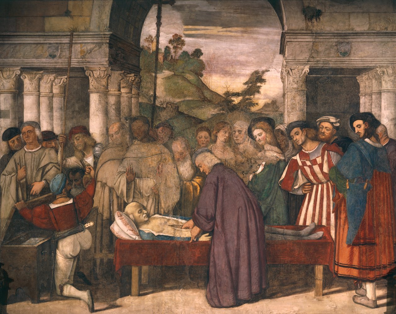 Wunder des Herzens des Geizhalses (Detail) von Titian (c.1488 1576)