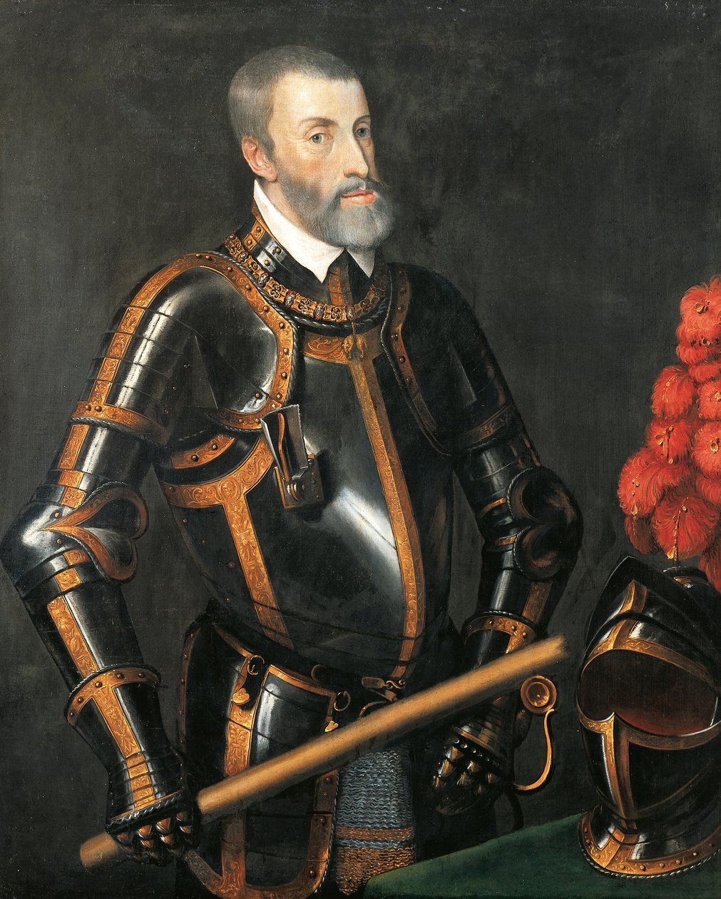 Porträt von Karl V. von Habsburg, Kaiser des Heiligen Römischen Reiches von Titian (c.1488 1576)