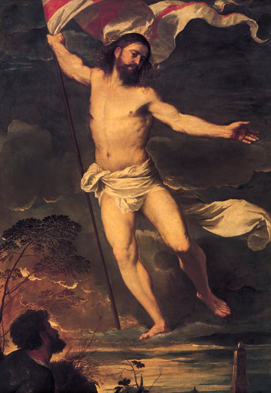 Auferstehung Christi (Detail) von Titian (c.1488 1576)