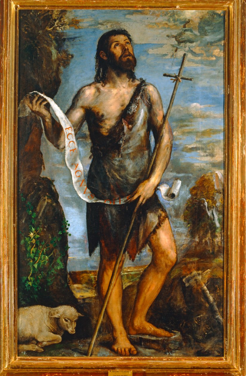 Heiliger Johannes der Täufer von Titian (c.1488 1576)