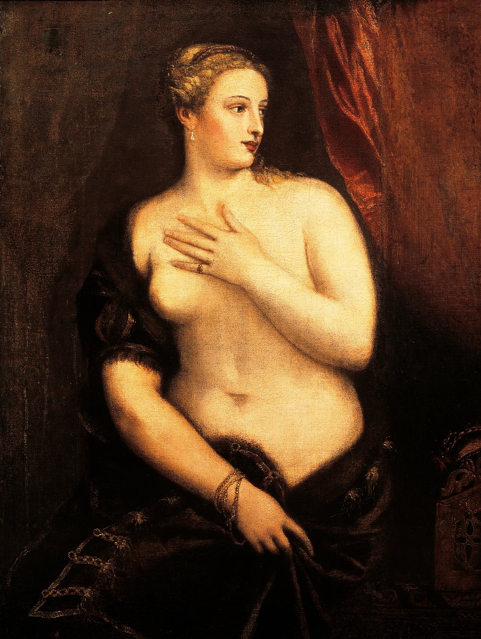 Venus mit Spiegel von Titian (c.1488 1576)