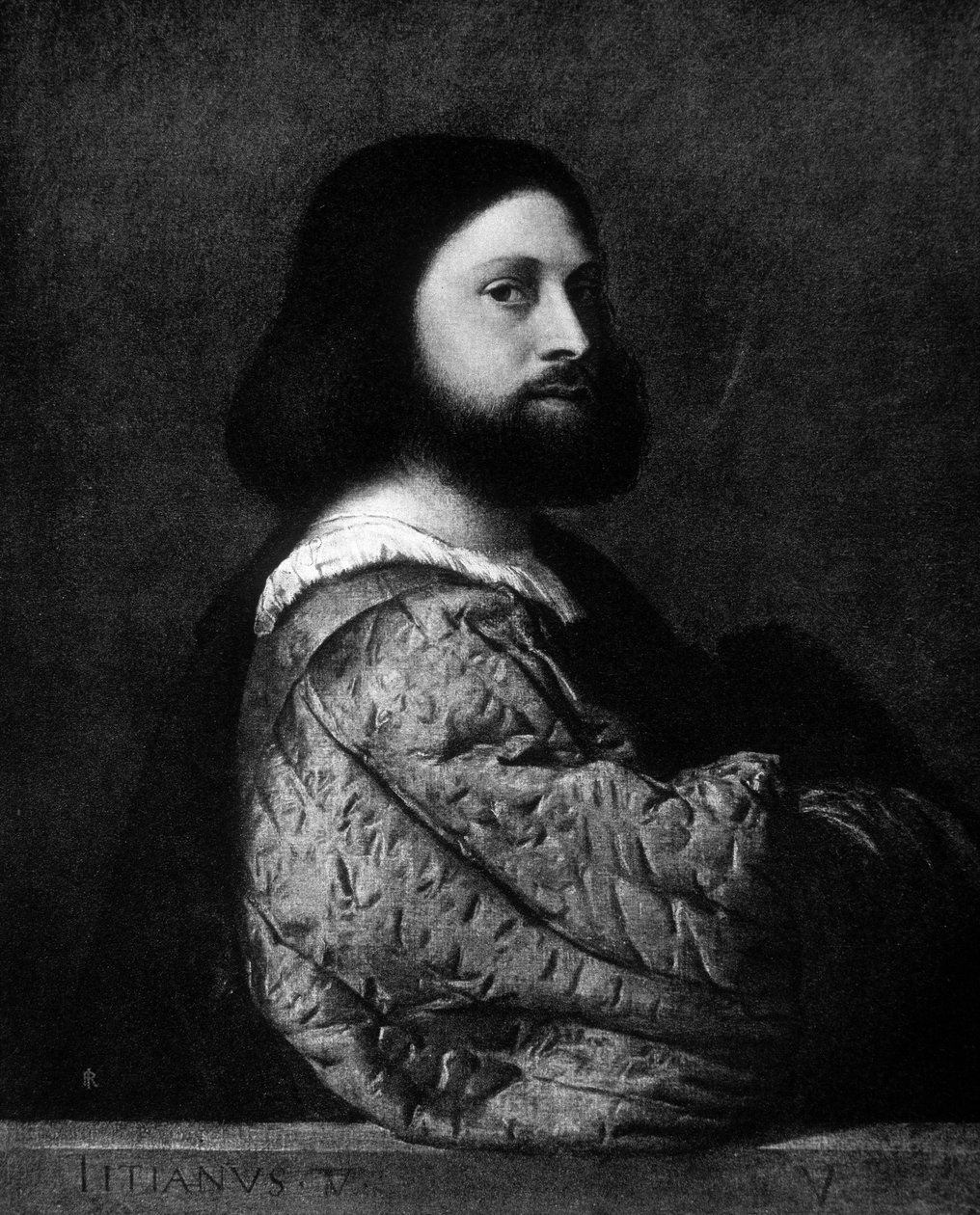 Porträt von The Ariosta (Ludovico Ariosto) von Titian (c.1488 1576) (after)