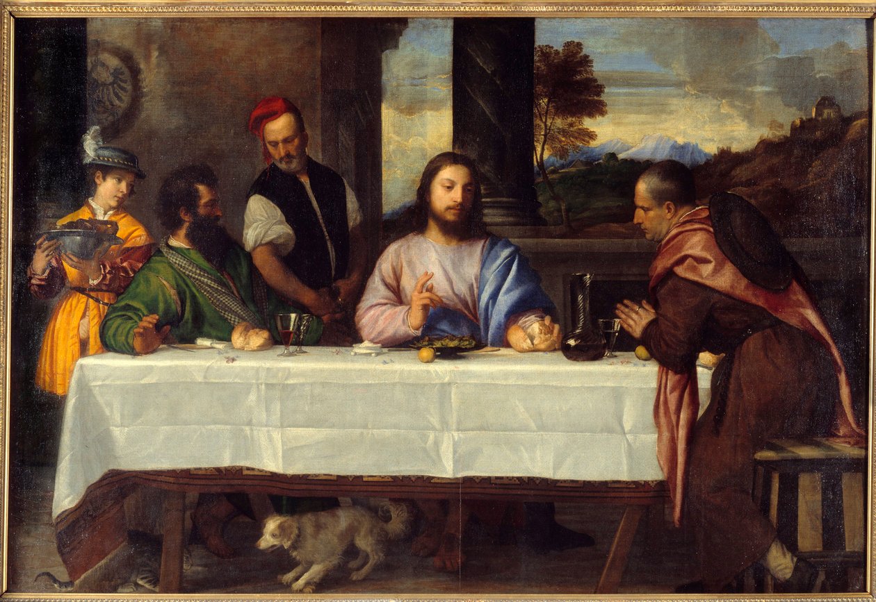 Abendmahl in Emmaus von Titian (c.1488 1576)