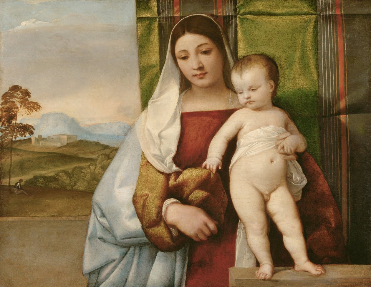 Die Zigeunermadonna von Titian (c.1488 1576)