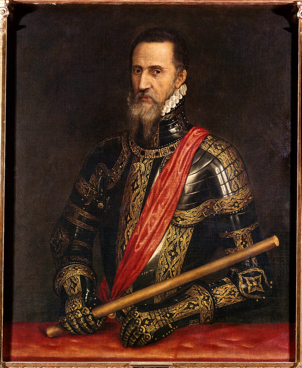 Porträt von Ferdinand Alvare de Toledo, Herzog von Alba von Tiziano Vecelli