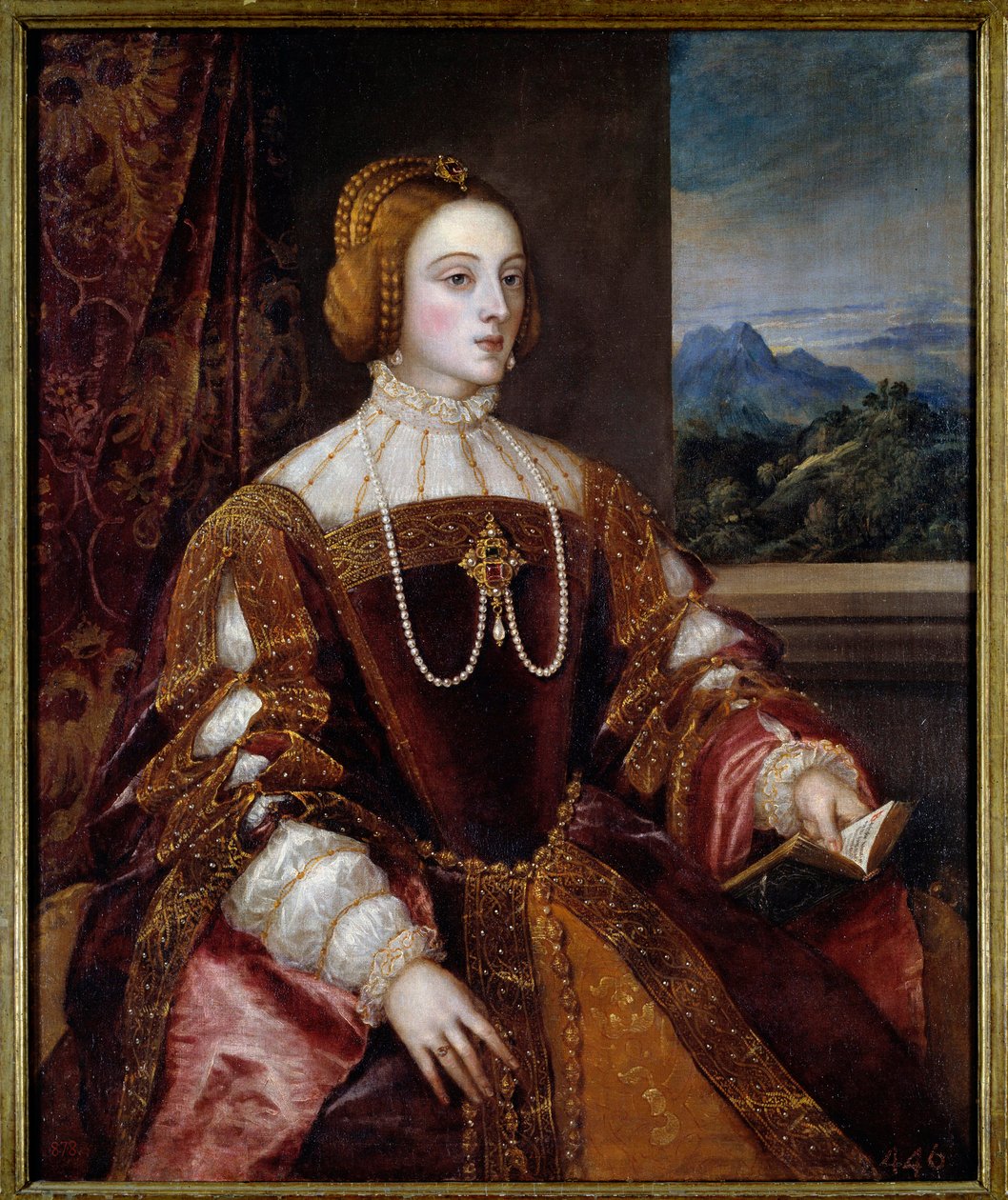Porträt der Kaiserin Isabella von Portugal von Tiziano Vecelli