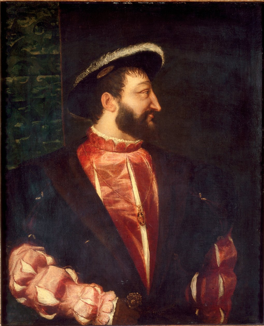Porträt des Königs Franz I. von Frankreich von Tiziano Vecelli