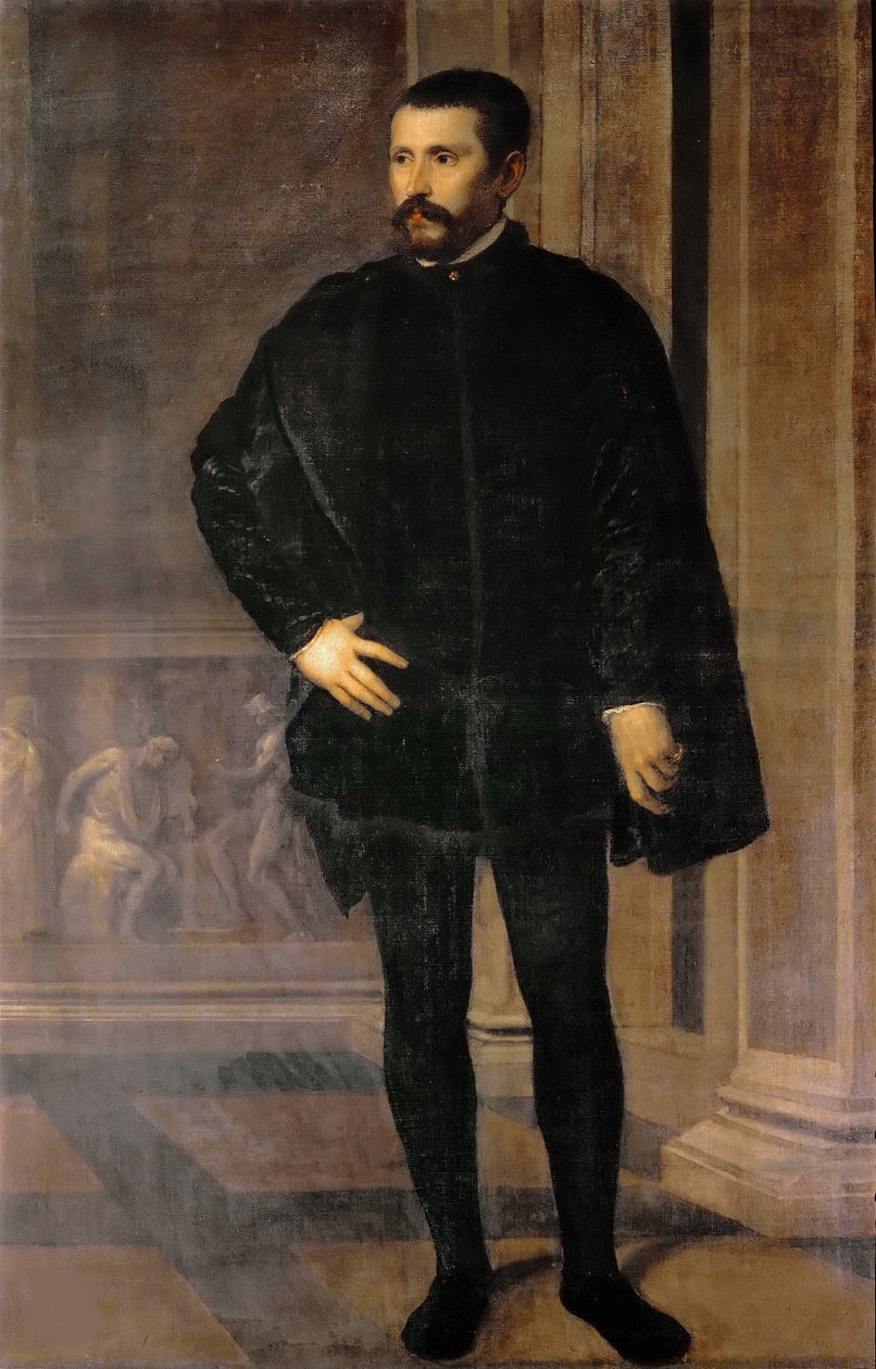 Porträt von Diego Hurtado de Mendoza y Pacheco 1503-1575, ca. 1535-1540 von Titian
