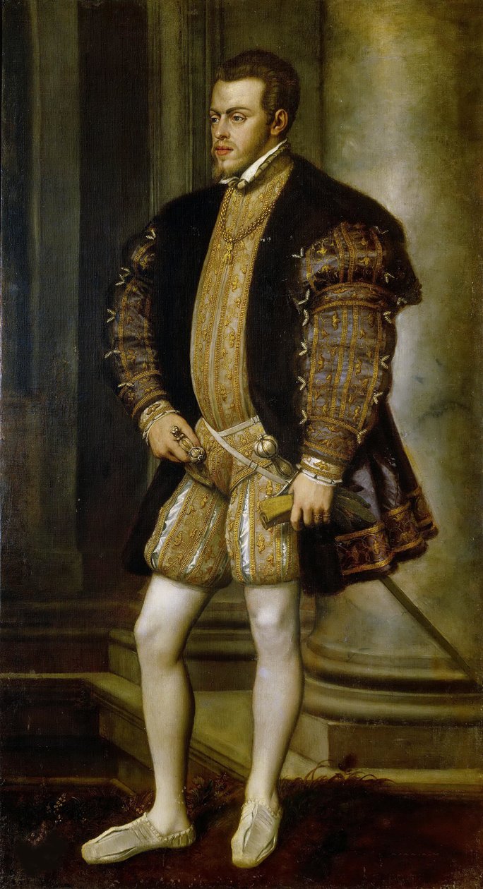 Porträt von Philipp II. 1527-1598, König von Spanien und Portugal, ca. 1554 von Titian