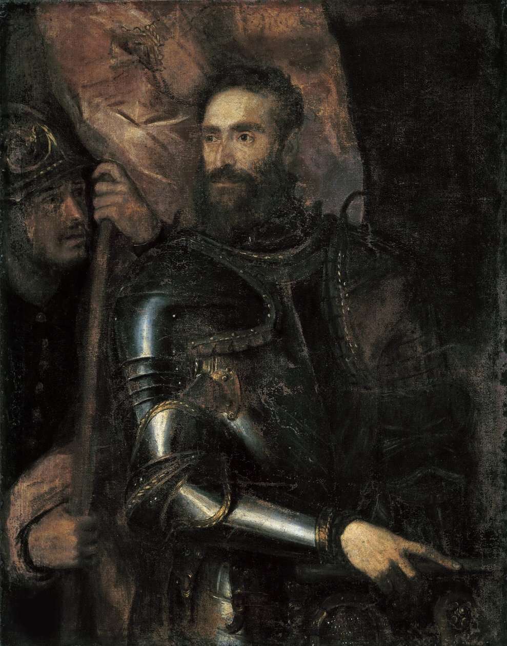 Porträt von Pier Luigi Farnese 1503-1547, ca. 1546 von Titian