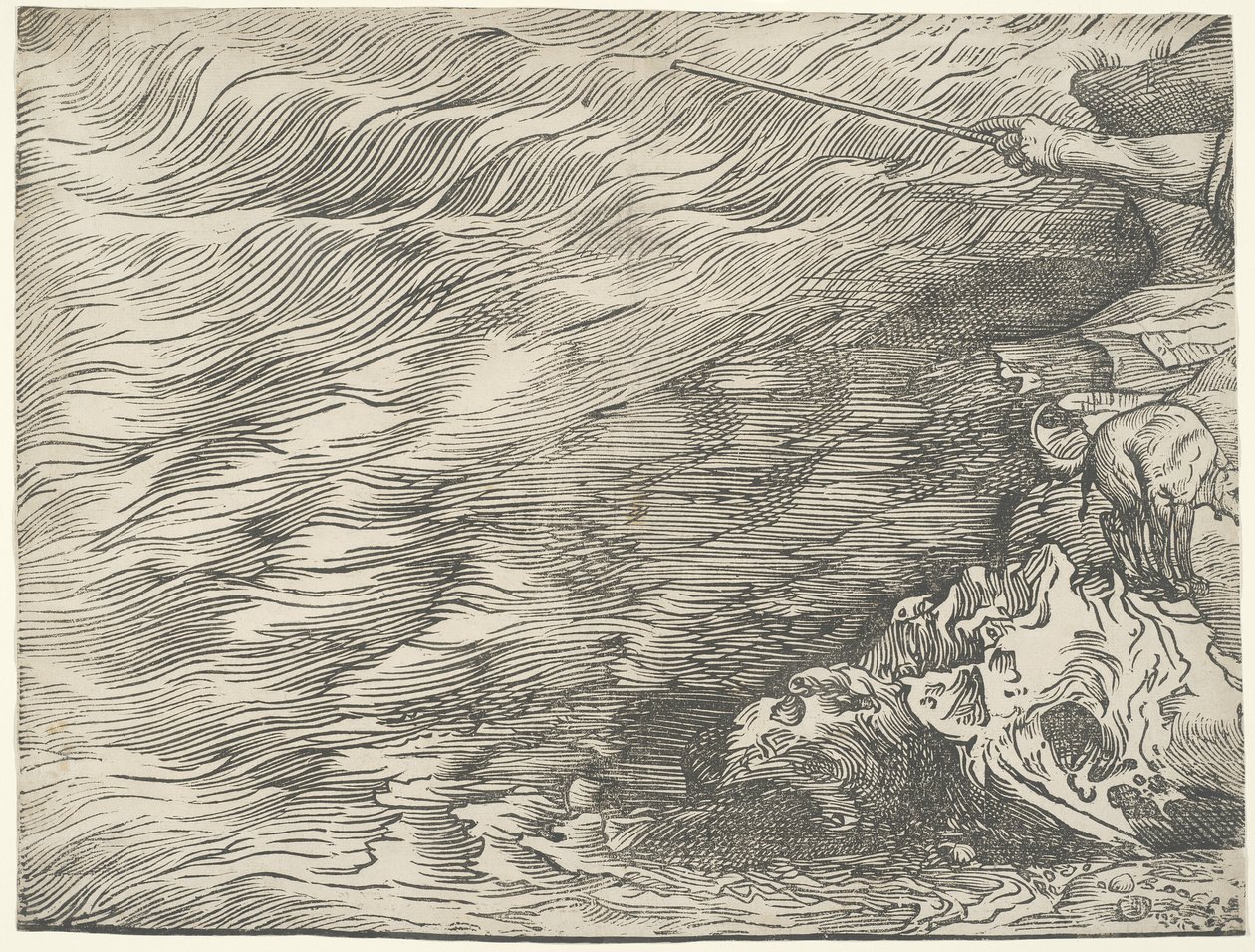 Die Versenkung der Armee des Pharao im Roten Meer von Titian