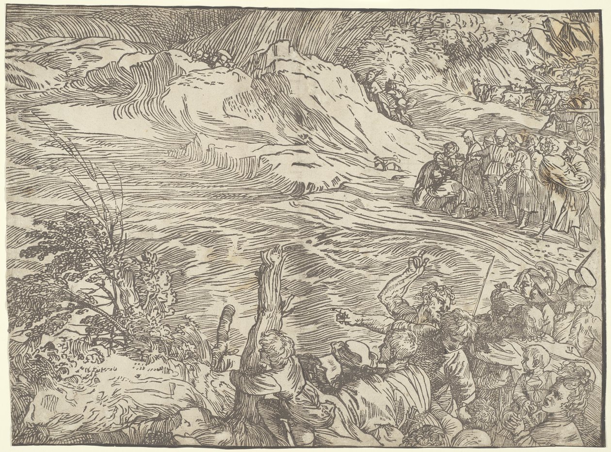 Die Versenkung der Armee des Pharaos im Roten Meer von Titian