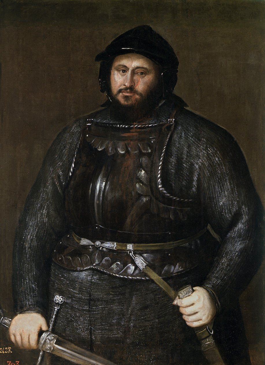 Johann Friedrich I., Kurfürst von Sachsen, 1548 von Tiziano Vecelli