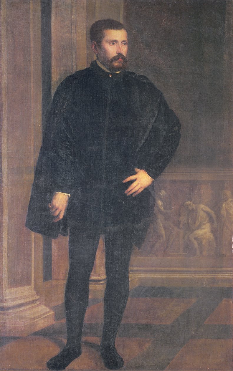 Porträt von Diego Hurtado de Mendoza (1503-75), spanischer Politiker von Tiziano Vecelli