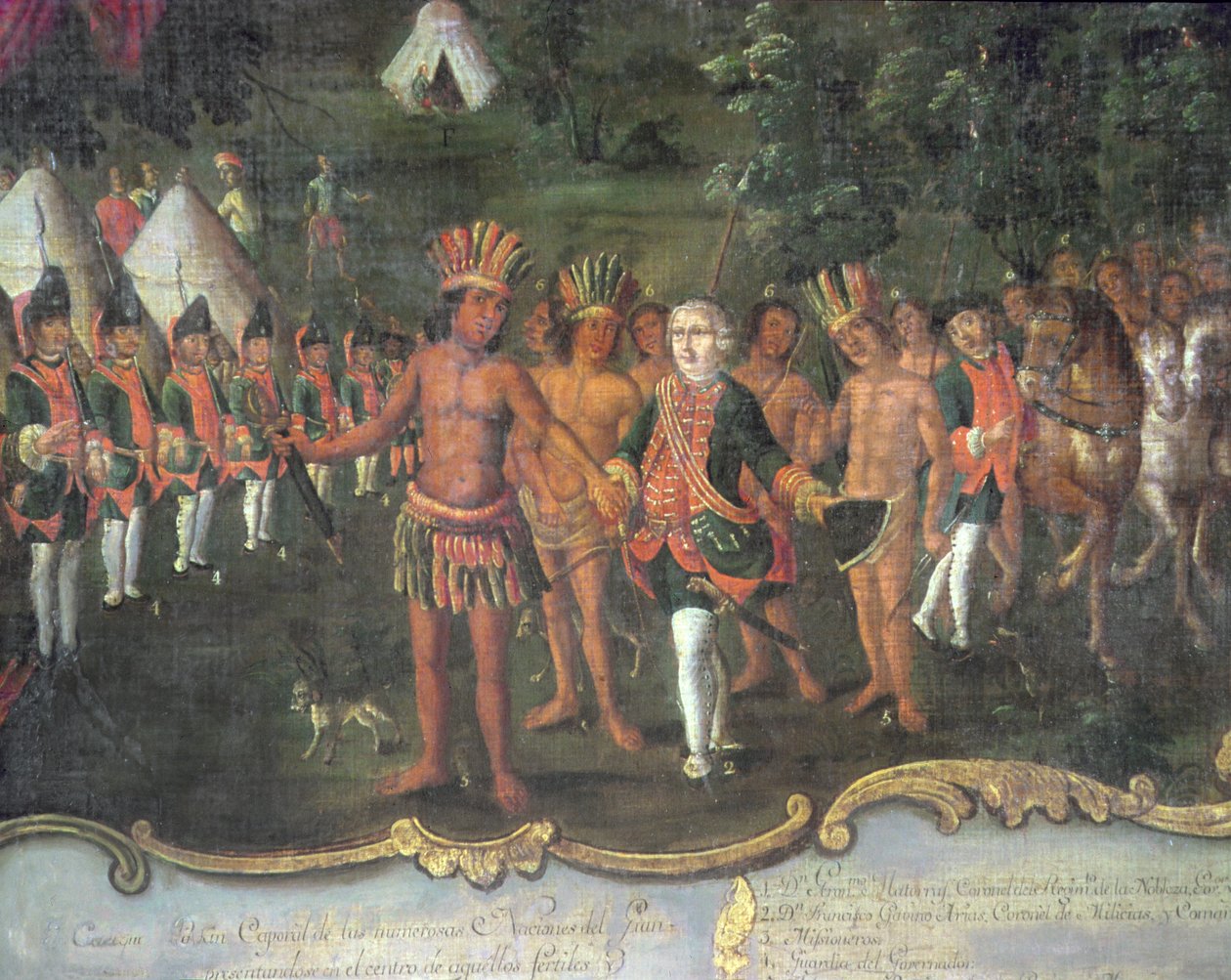 Das Lager des Gouverneurs Matorras im Chaco von Tomas Cabrera