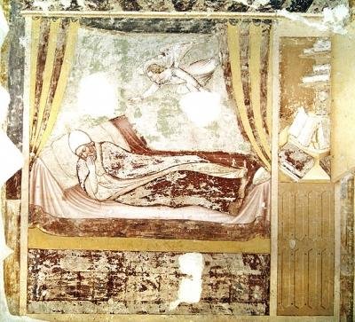 Der Traum des Papstes, aus dem Leben der Heiligen Ursula von Tommaso da Modena Tommaso da Modena