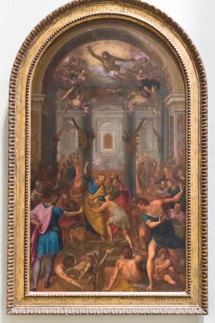 Wunder des Schattens des hl. Petrus von Tommaso Laureti