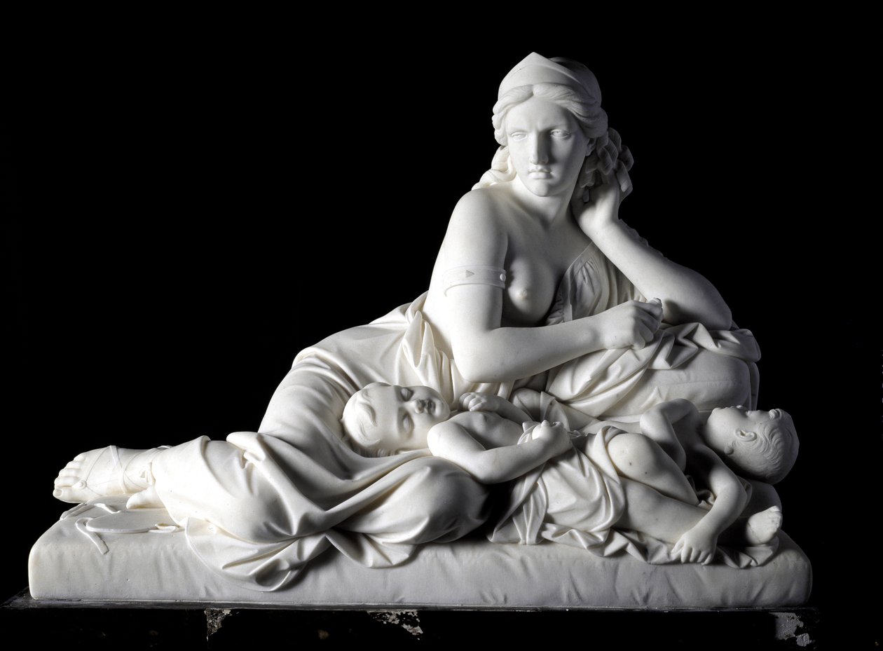 Medea denkt daran, ihre Kinder zu töten von Tommaso Solari