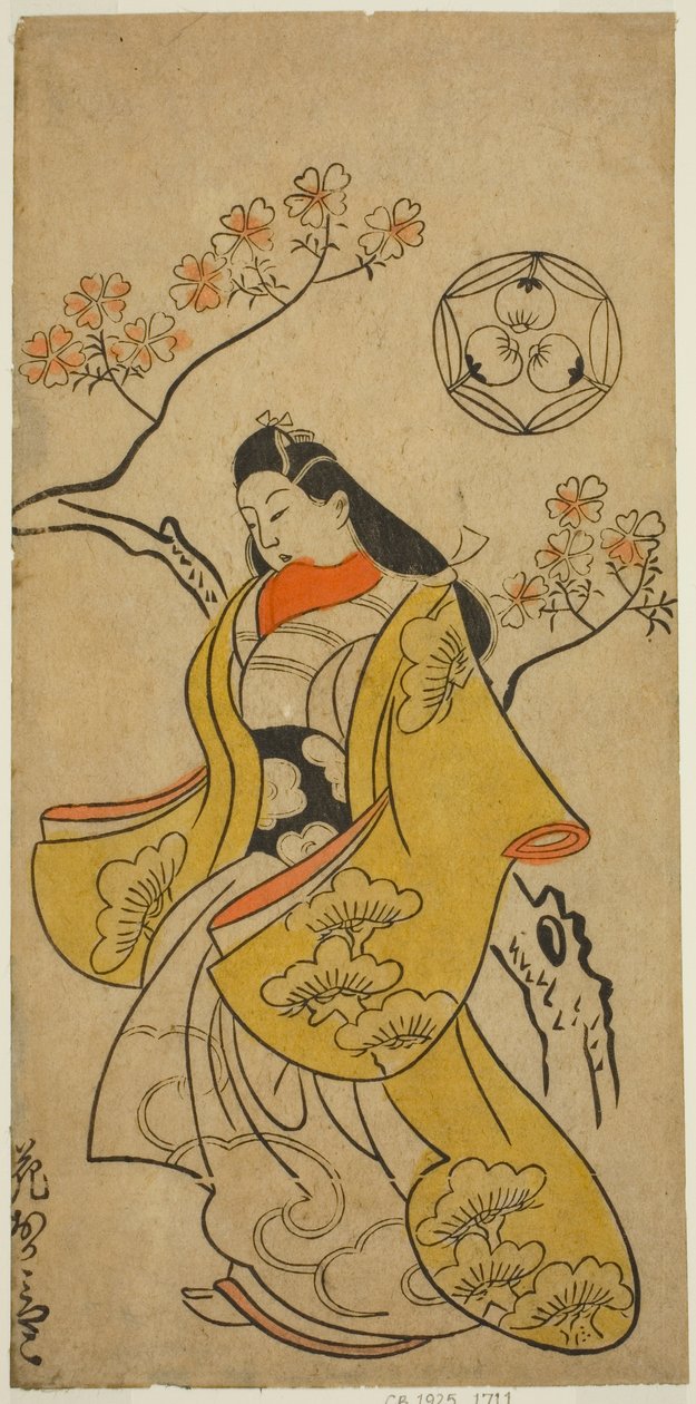 Der Schauspieler Hanaoka Miyako von Torii Kiyonobu I