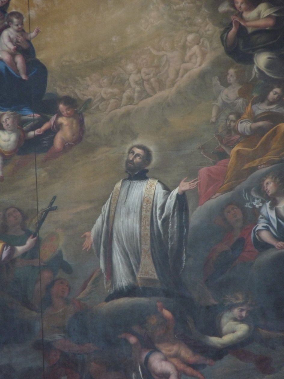 Heiliger Franz Xaver (Detail eines Altarbildes) von Torriani