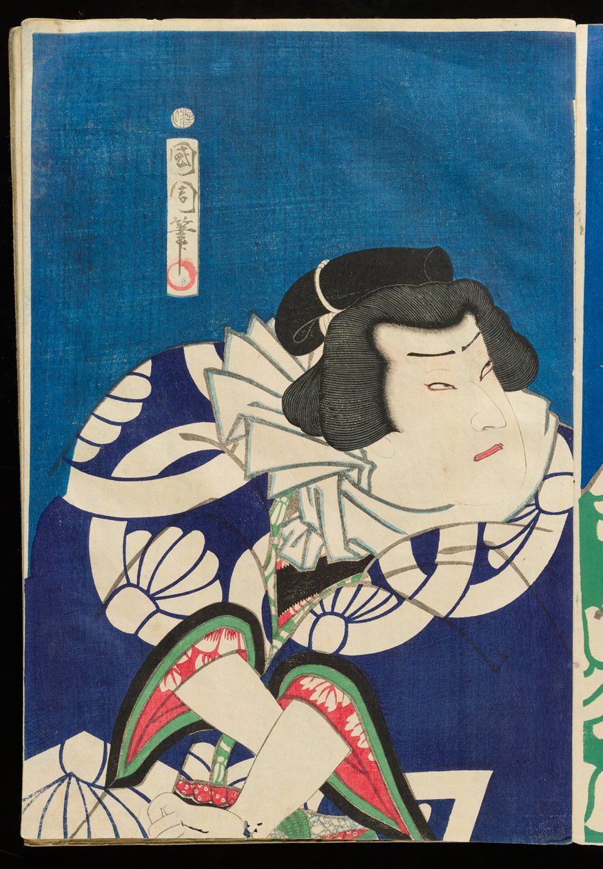Beliebte Säulen des Frühlings-Sumo-Turniers von Toyohara Kunichika