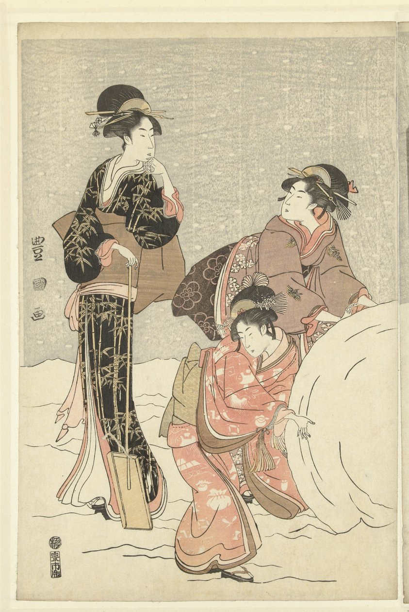 Schneeball von Toyokuni (II) , Utagawa