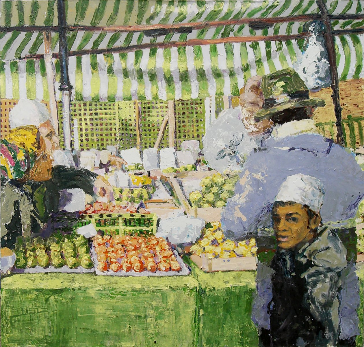Marktstand (Ridley Road, London), 2003 von Trevor Burgess