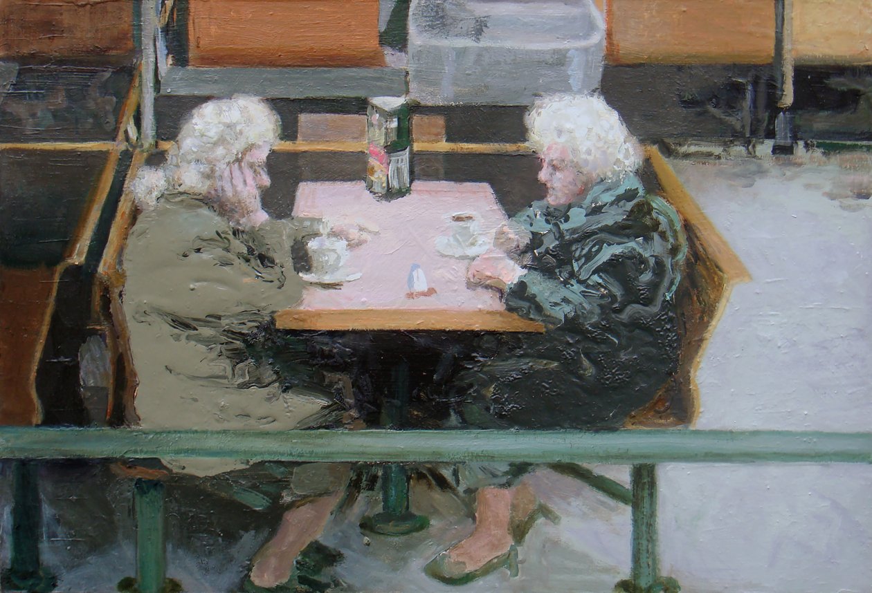 Bei einer Tasse Tee, 2010 von Trevor Burgess