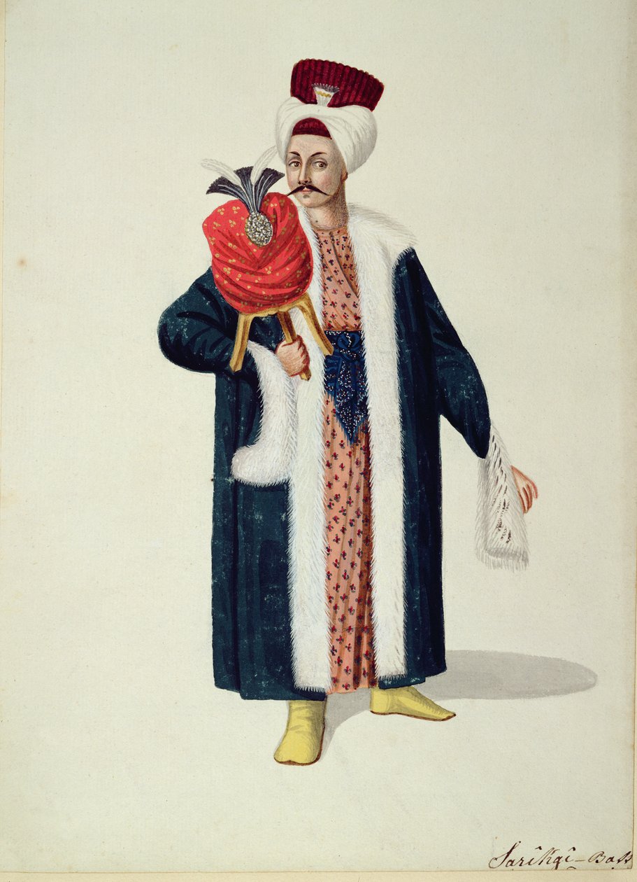 Sarik Basa, Meister des Turbans, osmanische Periode, drittes Viertel des 18. Jahrhunderts von Turkish School