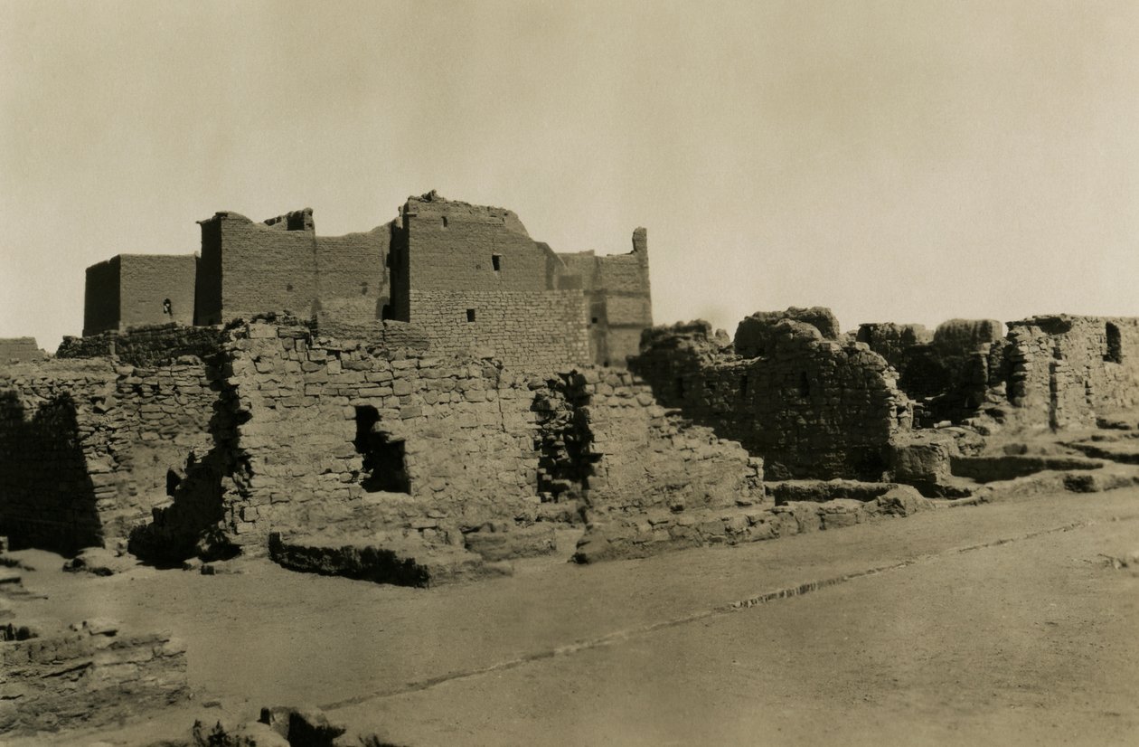 Kloster St. Simeon, Assuan, Ägypten, Foto von Ugo Monneret de Villard von Ugo Monneret de Villard