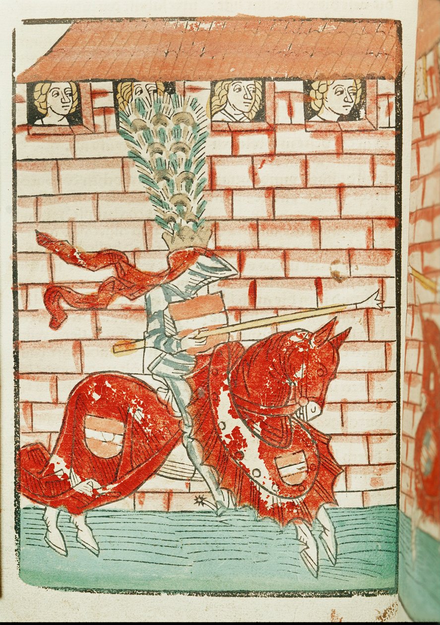 Herzog Friedrich von Tirol in einem Turnier während des Konzils von Konstanz von Ulrich von Richental