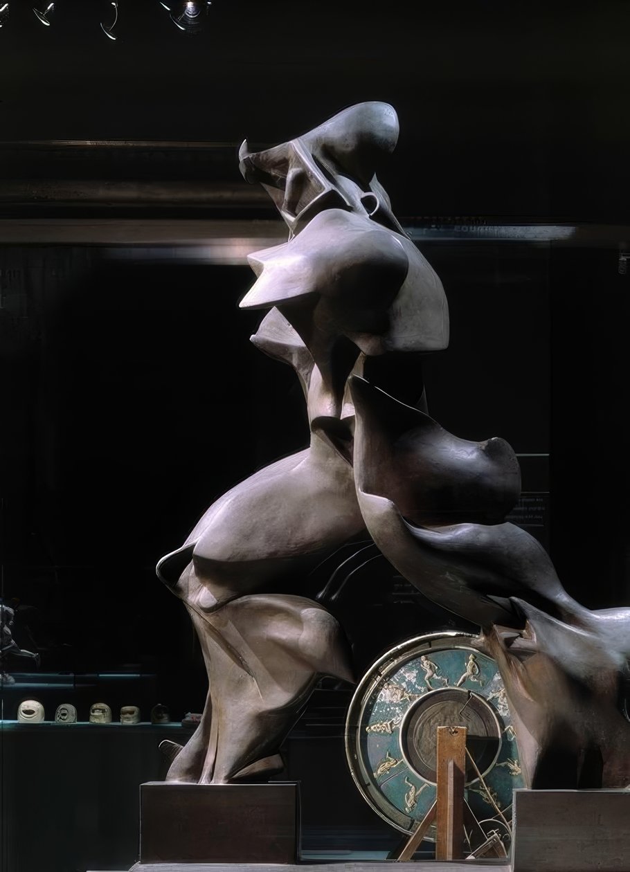 Einzigartige Formen der Kontinuität im Raum von Umberto Boccioni