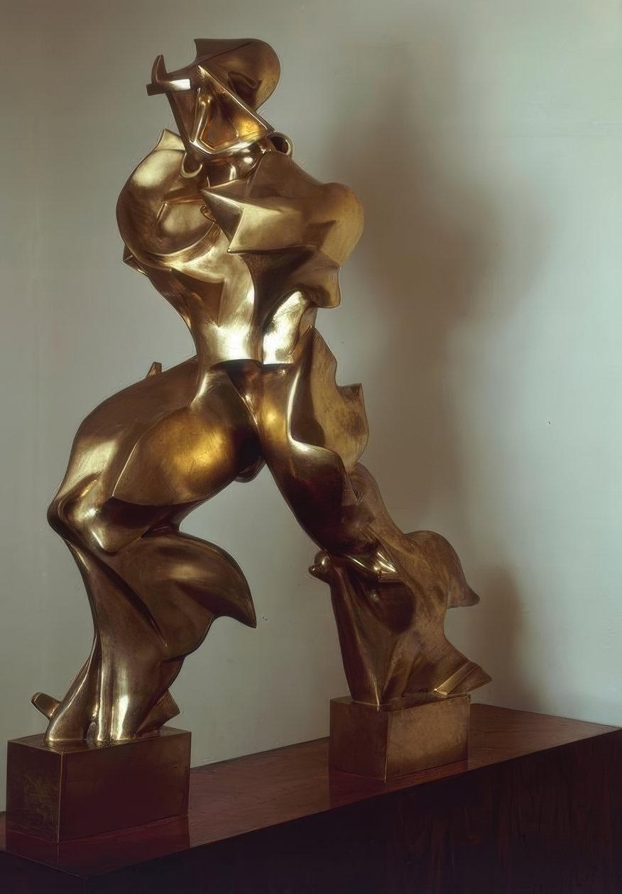 Einzigartige Formen der Kontinuität im Raum von Umberto Boccioni