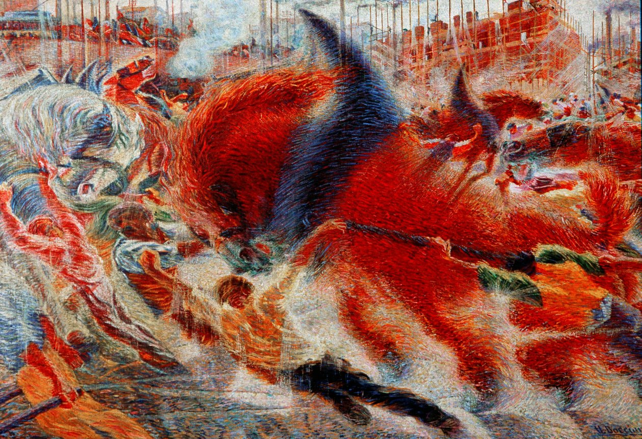 Die Stadt erhebt sich von Umberto Boccioni