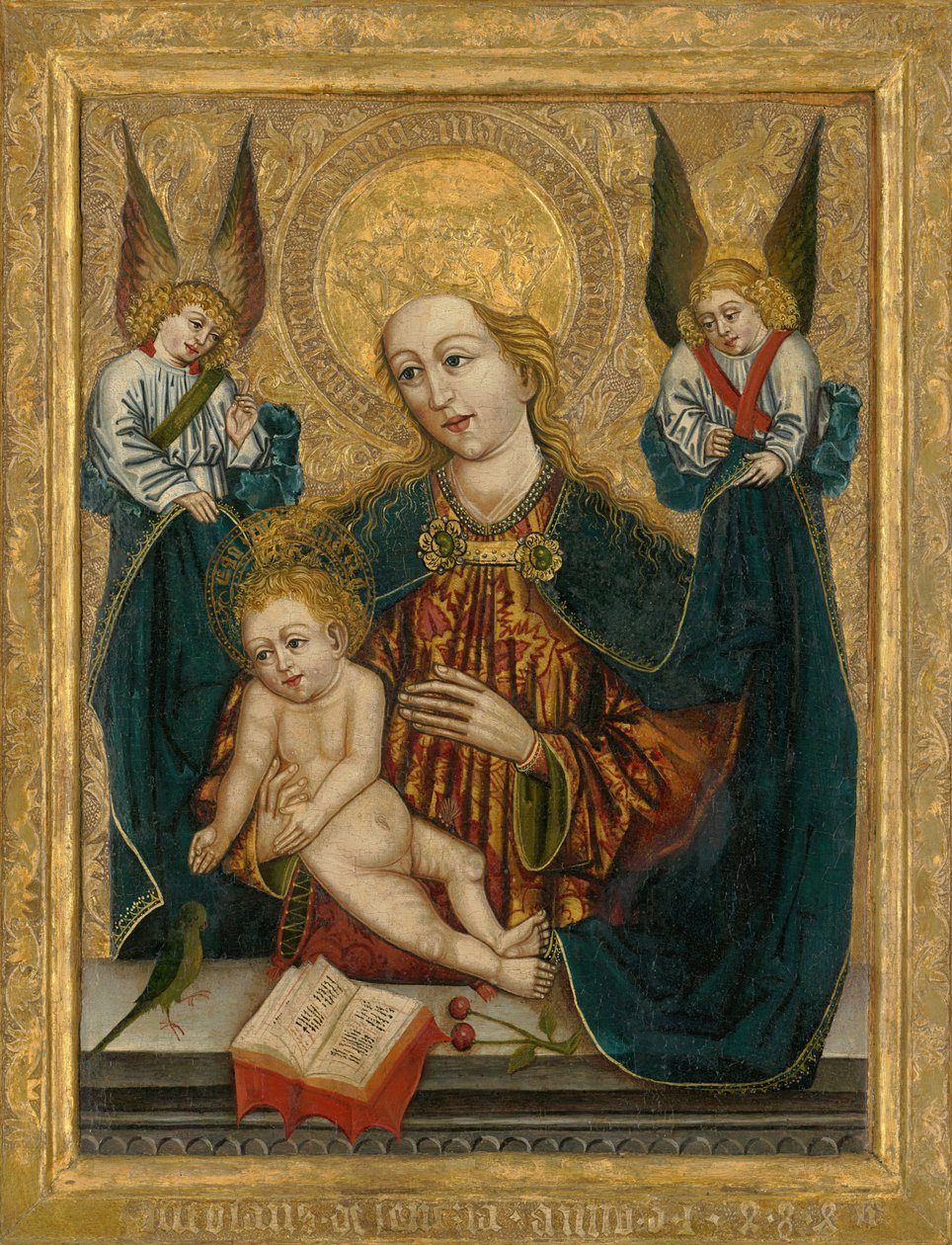 Madonna mit Engeln aus Poprad von Unbekannt Unbekannt