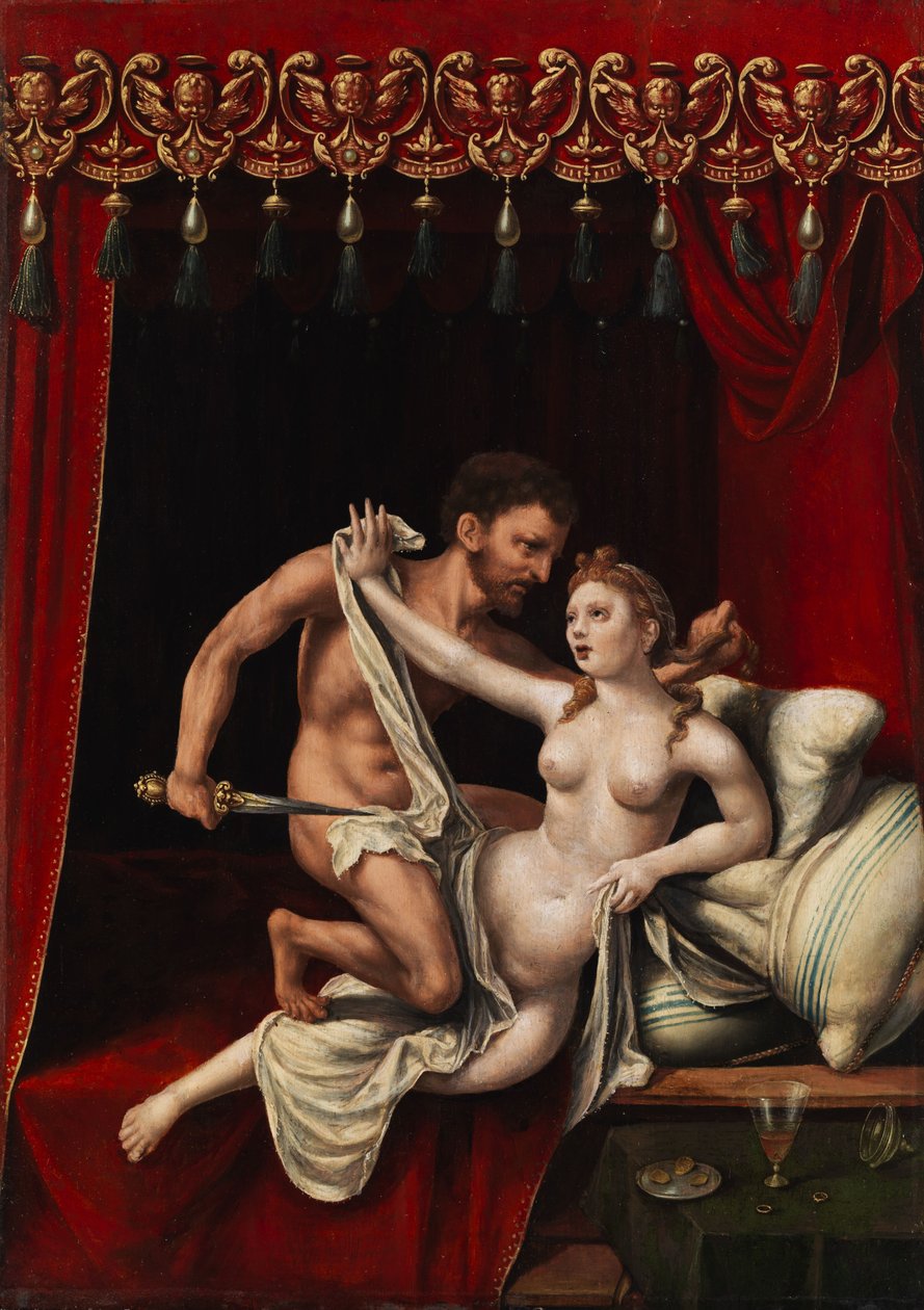 Vergewaltigung der Lucretia von Unbekannt Unbekannt