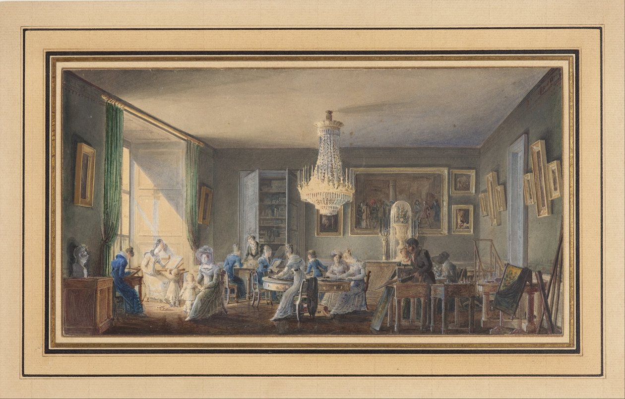 Atelier eines Malers von Unbekannt Unbekannt