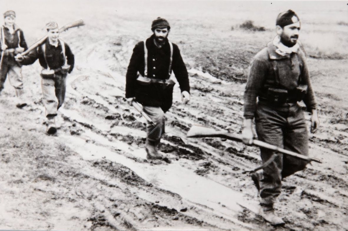 Republikanische Soldaten in der Schlacht von Teruel von Unbekannt Unbekannt