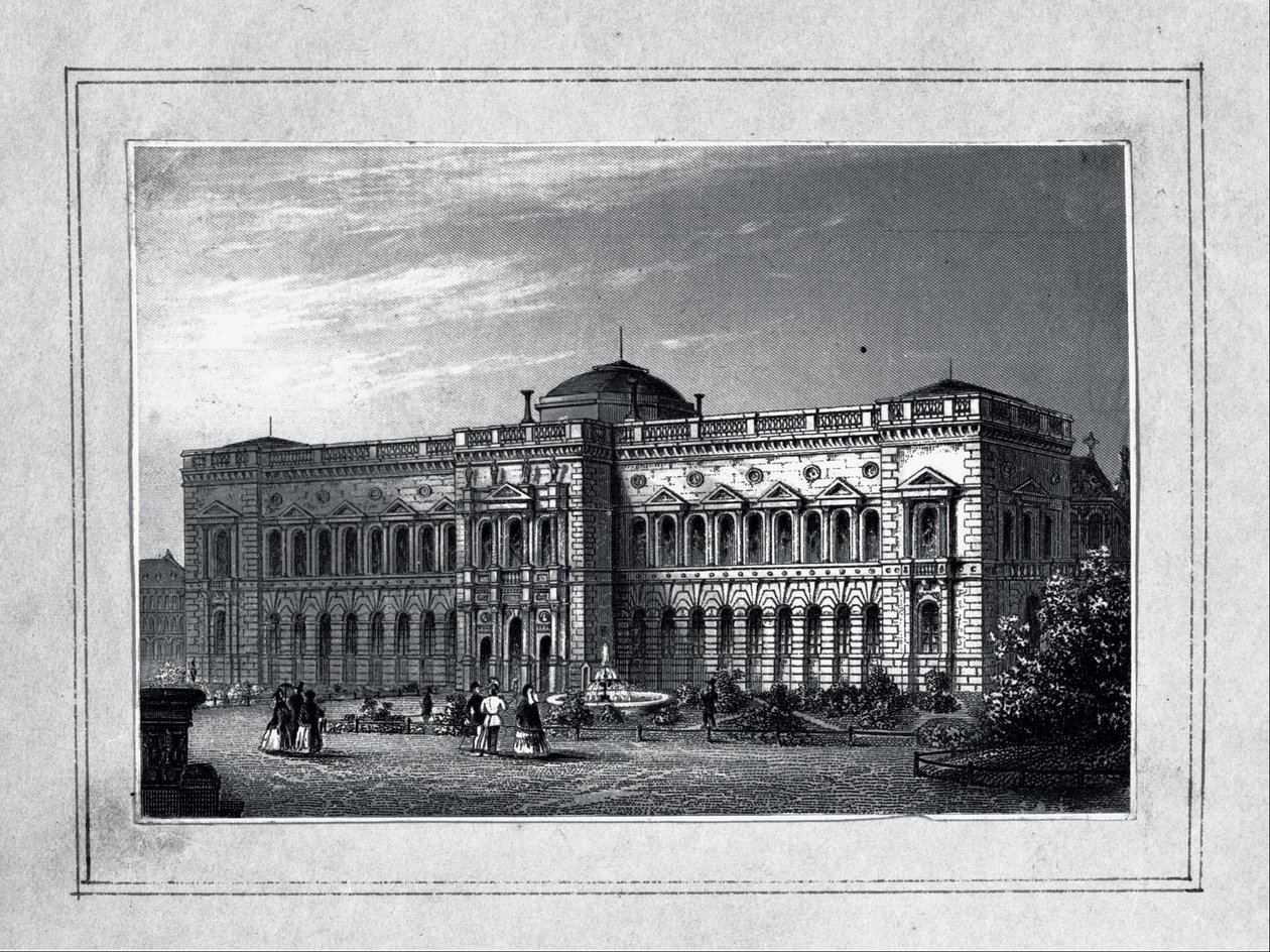 Die Sempergalerie in Dresden von Unbekannt Unbekannt